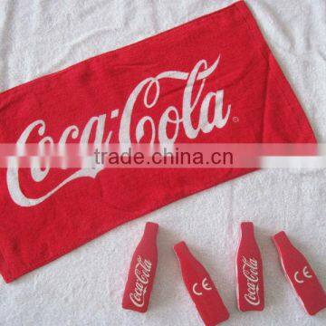 Cola Logo Print Compressed Gift Towel photo-2