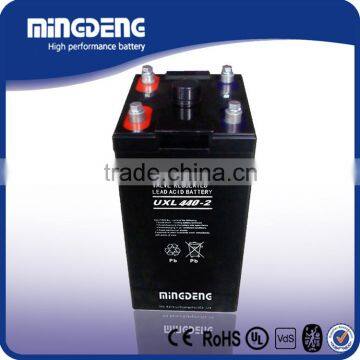 New RoHs approved Wholesale maintenance free deep cycle 2volt 400AH Gel Battery,Solar Battery UXL440-2
