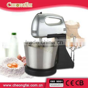 Electric food mixer with powerful motor