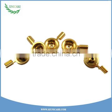 ELECTROENCEPHALOGRAM coated gold cup eeg electrodes