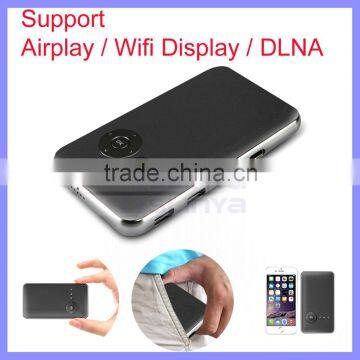 2.4G/5G Dual-band Wifi Connection Airplay / Wifi Display / DLNA Supported Newest Android Smart Mini LED D02 Projector