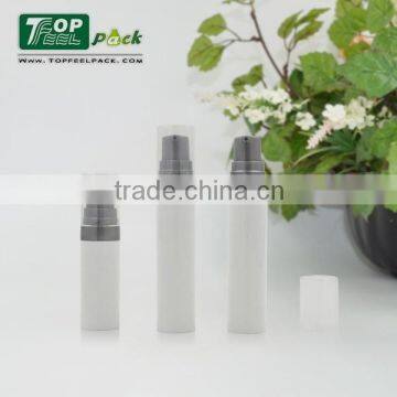 Cosmetic PP Material 5ml 10ml Airless Pump Bottle With Cap
