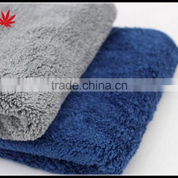 1000 GSM car hairdressing 40 * 60 deluxe microfiber coral fleece towel waxing polishing towels