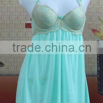 The fashion sexy full evening lace dress lingerie