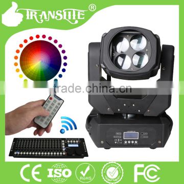 Top selling 4*25W super beam sharply moving head light for chritmas lighting