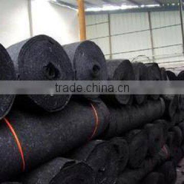 Black fiberglass mat for bitumen membrane