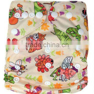 AnAnBaby Breathable AIO Printed Baby Diapers