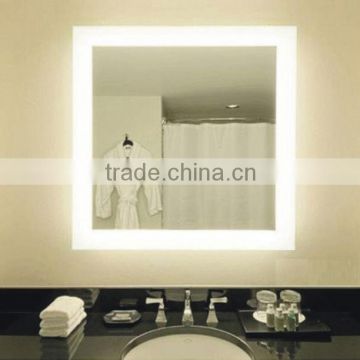 China bathroom accessory UL CE aluminium framed framed led backlit mirror