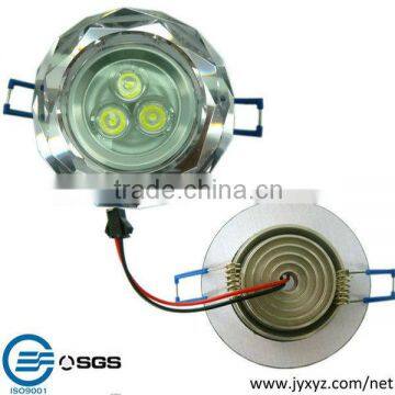 3w indoor led crystal ceiling light professional design and manufacture