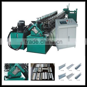 C U and Z plasterboard roll forming machine 0.4-0.6 mm C U and Z plasterboard roll forming machine