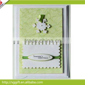 handmade decoration greeting card/handmade birthday card/invitaiton card