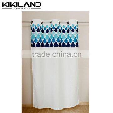 Kikiland latest design water-drop pattern wholesale cheap curtain