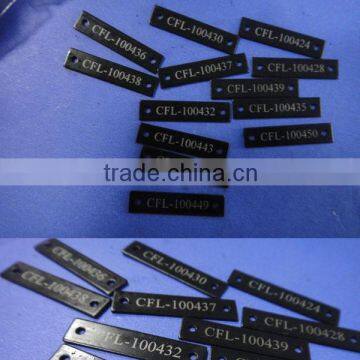 High quality laser number name badges