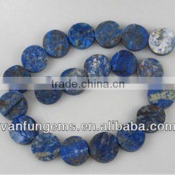 Natural Color Fluorite Rough Coins Beads photo-4