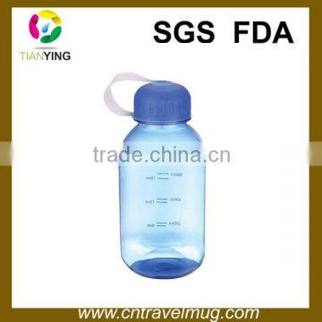 800ml plastic sport drinking water bottle with scale