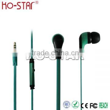 Superb Sound Classic MP3 Earphone Plastic Casing Flat Cable for MP3 or Other Media Players