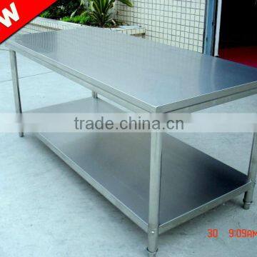 Double Layers Stainless Steel Work Table/Kitchen Work Table For Sale BN-W11