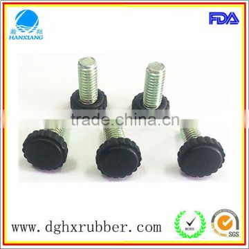 ROHS approved high quality anti-skidding rubber feet for Buffer column bag machine