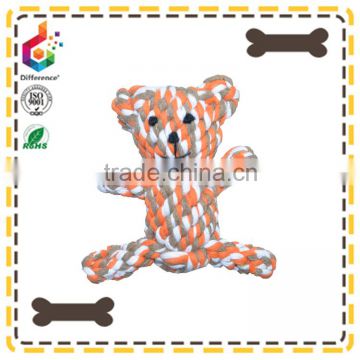 Bear Shape Cotten Rope Zanies Pet Toys