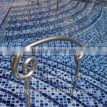 Foshan glass materials blue color mosaic tile for swimming pool 60 x 60