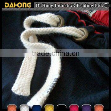 Eco-friendly heavy duty plain flat cotton waxed cord for pants