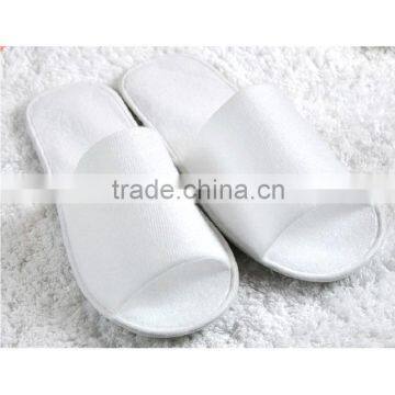 High Quality Nap Cloth Fabric Slipper for Hotel, White Color, Single Use Quality Choice