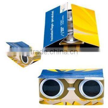 Folding paper binocular