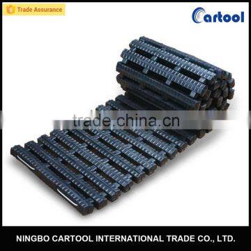 Snow rubber tracks for vehicle recovery tracks