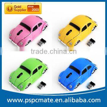 Promotional Gift Car Shaped Novelty Wireless Mouse with LED Lamp