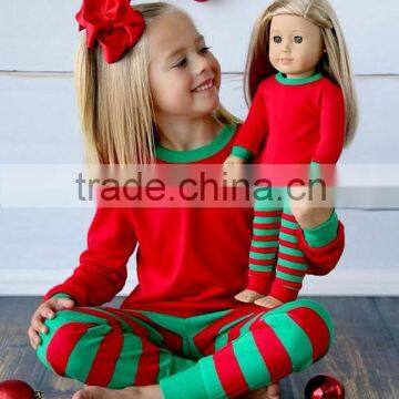 Organic Cotton Baby Striped Christmas Pajamas for Family Matching photo-2