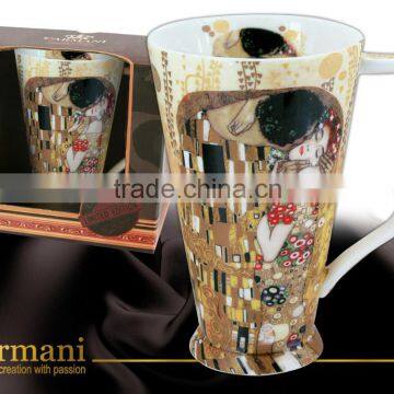 CARMANI Mug with GUSTAV KLIMT The Kiss design