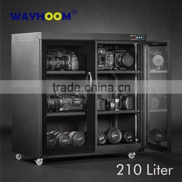 WAYHOOM Dry Cabinet Humidity Box for camcorder lens LED digital display touch screen