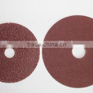 Resin bond fiber disc for metal