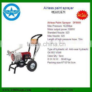 DF8600 Electric diaphragm pump airless paint sprayer 1.5KW 4.0L/min High quanlity