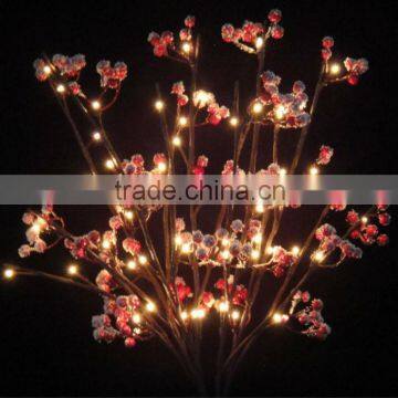 branch light with berry
