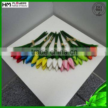 tulip bud wedding decor artificial flower bouquet