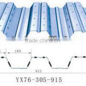 YX76-305-915 Galvanized Floor Deck Sheet