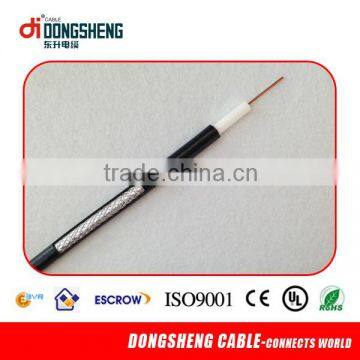 Manufacturer Supply OEM 75Ohm 0.81mm Copper/CCS 90% Braiding Rg59 +2 Power Cable