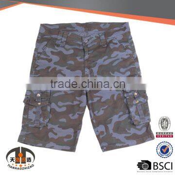 Wholesale Lot Brand Custom 6 Pocket Cotton Half Pants Mens 3/4 Cargo Shorts