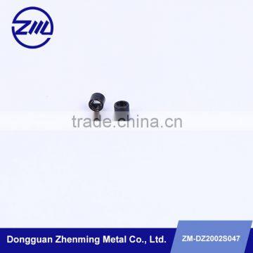 cnc machining custom-made steel sleeve OEM metal black color