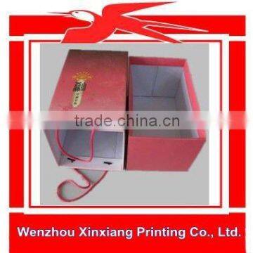 Cardboard Shoe Packing Box with Handle