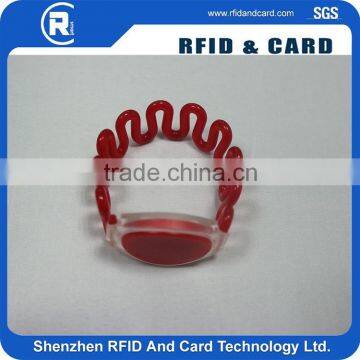 uhf rfid silicone wristband for long range sawtooth wristband