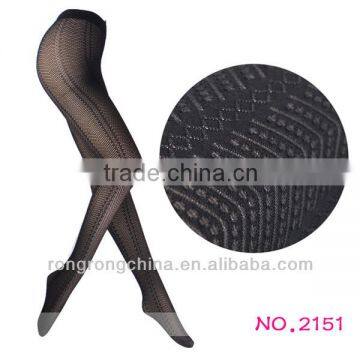 fashion fishbone black brown blue pantyhose