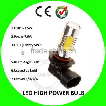 Auto Cars Bulbs 7.5w 5pcs Crees 12v 24v Fog Light for Mazdas 3 2014 Hondas rv