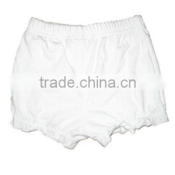 girls plain white boxer shorts