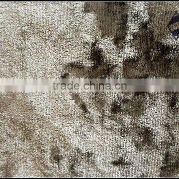 Ice Spandex Velvet Fabrics for Sofas