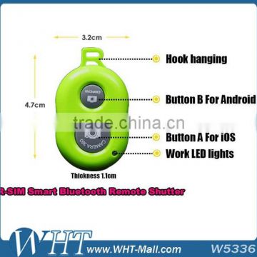 Bluetooth Remote Shutter - 2014 New Technology Product Bluetooth Control Camera Shutter for Smartphone for iPhone, for Samsung