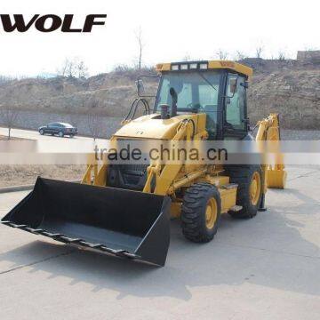 WOLF WZ25-10 backhoe loader,4wd backhoe loader WZ25-10 tire for 14-17.5