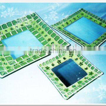 Glass Mosaic Plates/Glass Mosaic Mirror/Mosaic Tiles