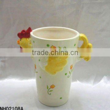 Easter chicken ceramic beer cup